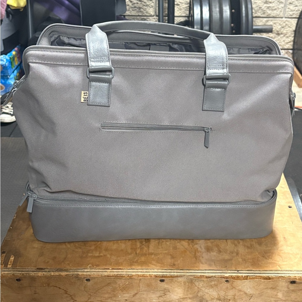 Gray weekender  Bag